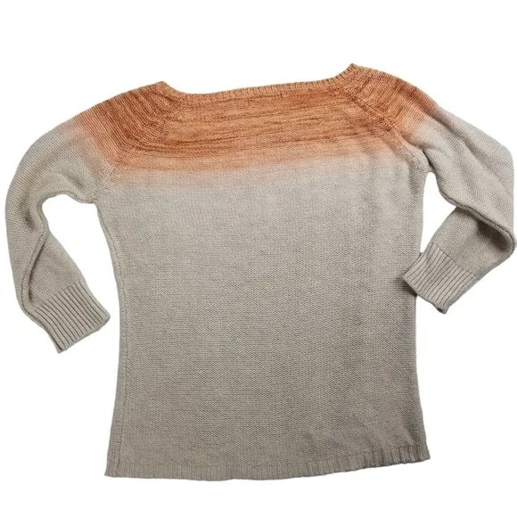 The Limited Boatneck Cableknit Sweater 3/4 Sleeve Womens Jrs Sz M  Wool Viscose - Picture 4 of 16